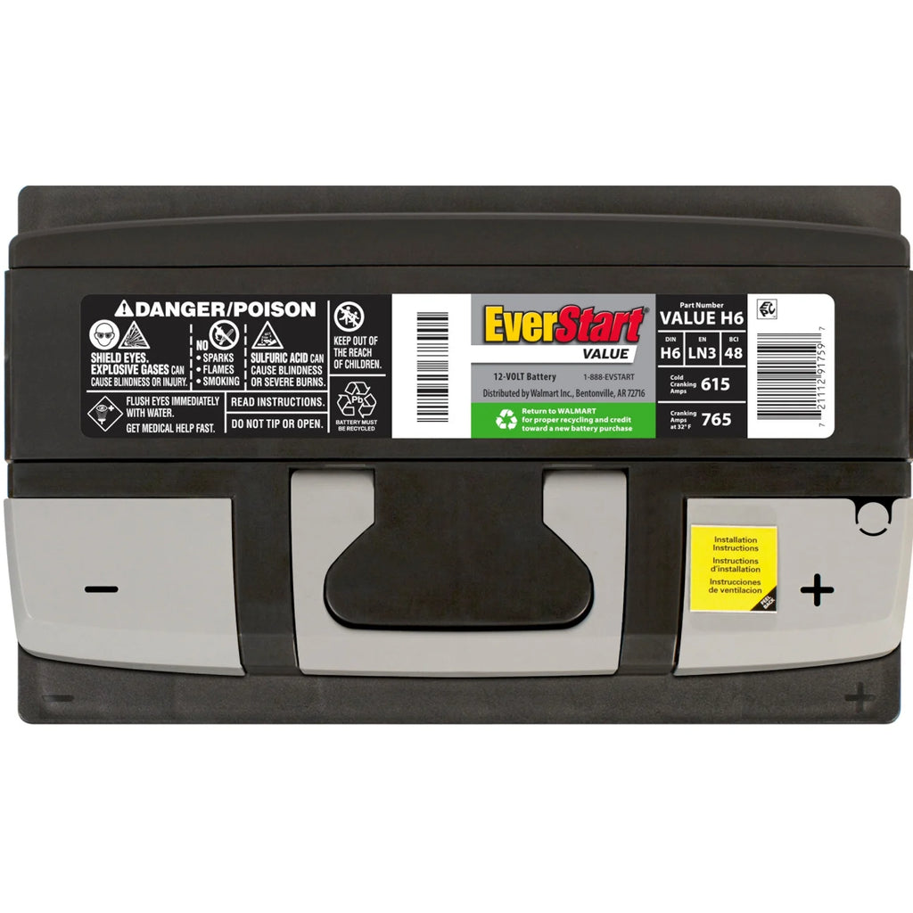 Lead Acid Automotive Battery 12 Volt 615 CCA J95665