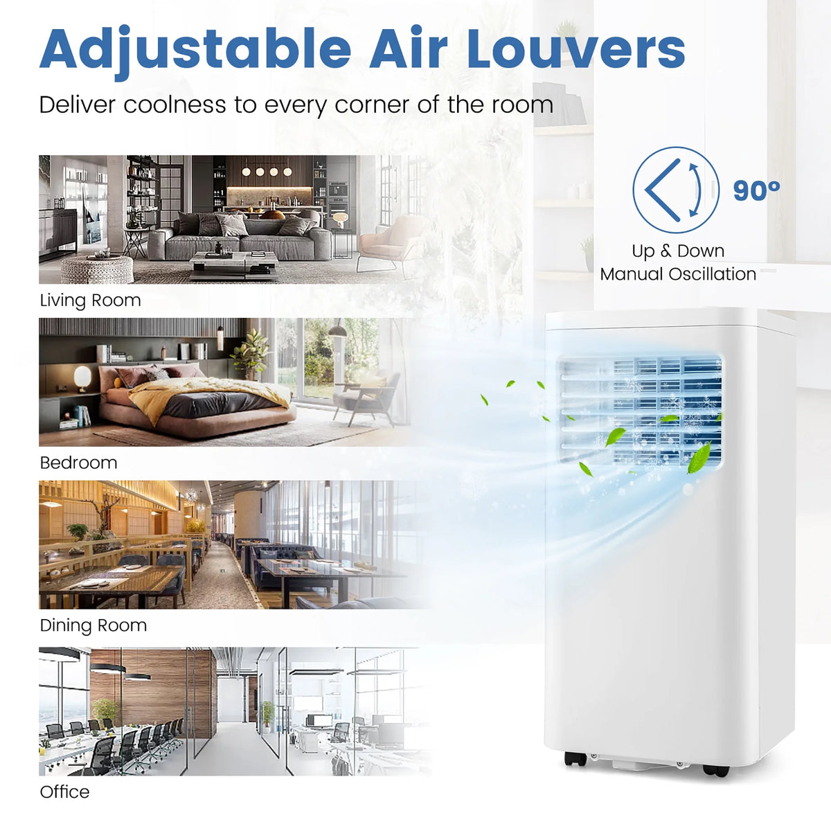 6000 BTU Portable Air Conditioner 3-in-1 O454398