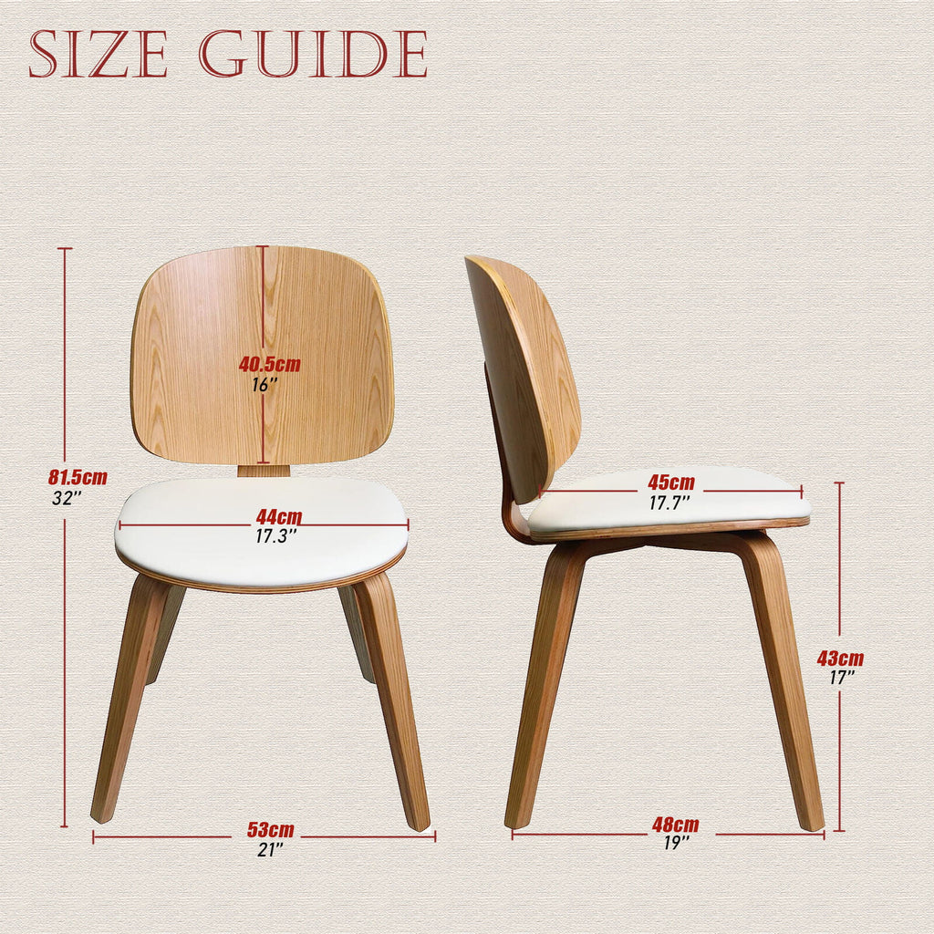 Set of 2 Wooden Dining Chair with Cushion Z9591