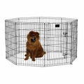 Black Exercise Pen with Door M8153