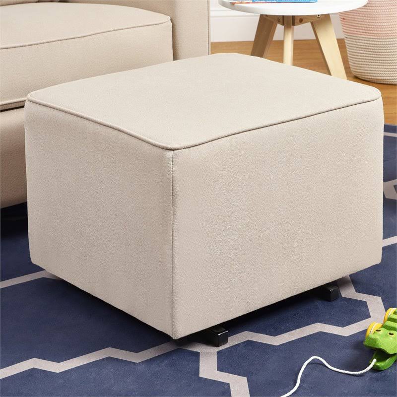 Cream Gliding Ottoman S35284