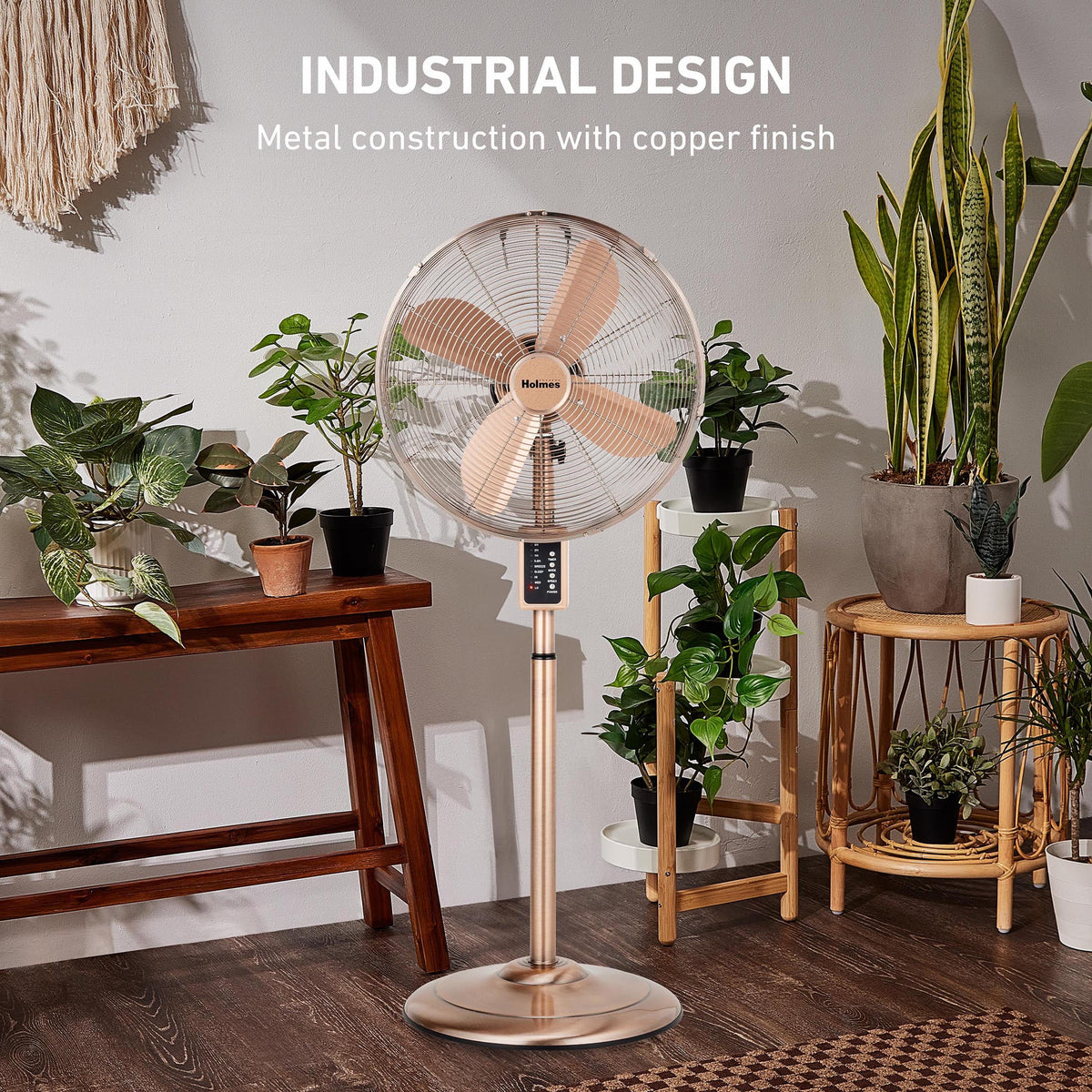 16" Digital Oscillating Metal Stand Fan G24852