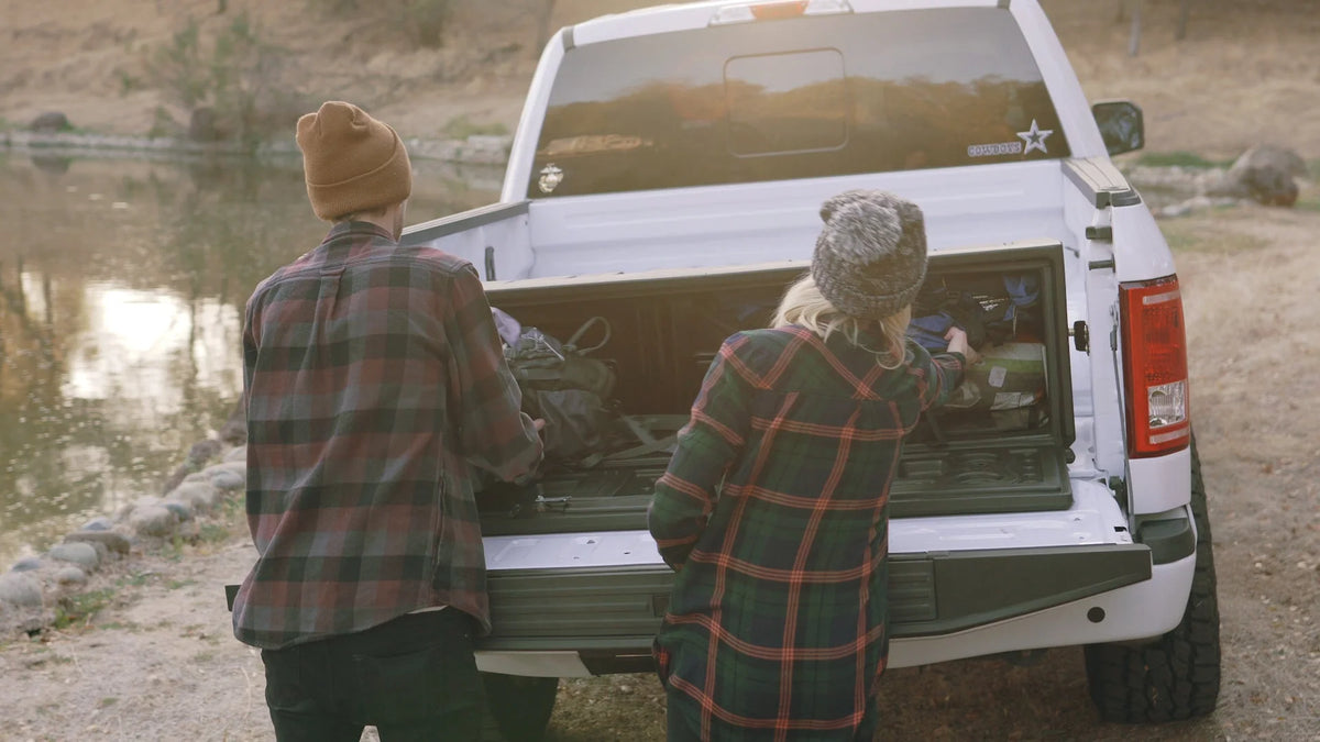 Rear Mounted Truck Bed Cargo Box B32324