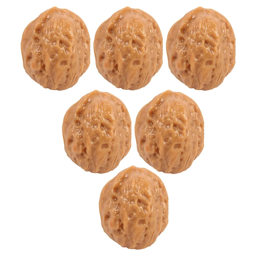 Faux Walnut Photo Prop 12 Pcs Miniature Doll House Artificial Home Decor Ornament C788223