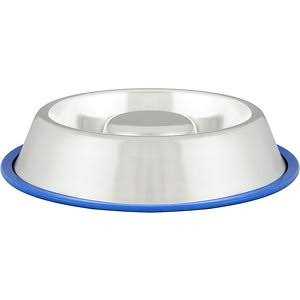 Slow Feed Anti Bloat Dog Bowl with Silicone Base Z781