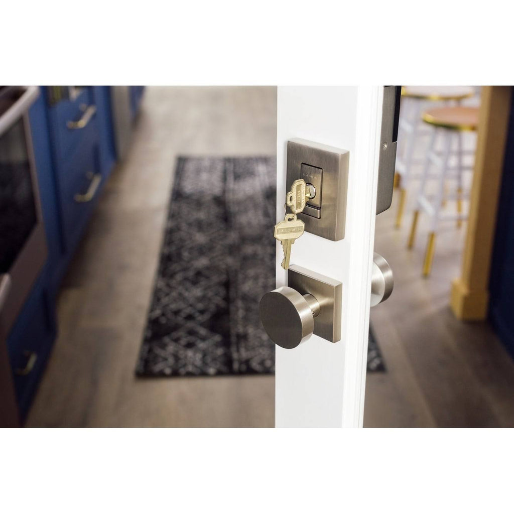 Satin Black Single Cylinder Deadbolt Z339350