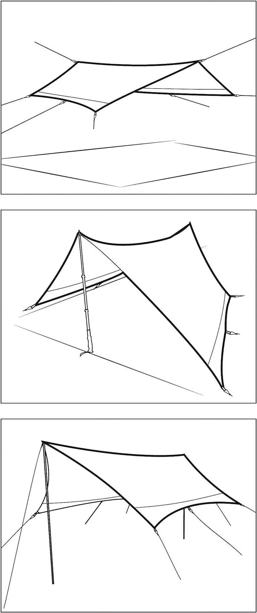 Lightweight 2-Person 3 Season Rain Fly Tent Tarp O347951