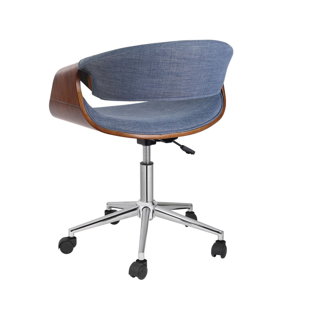Blue Upholstered Adjustable Office Chair B563