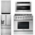 36 Propane Gas Range, Microwave, Refrigerator, Dishwasher Q2548