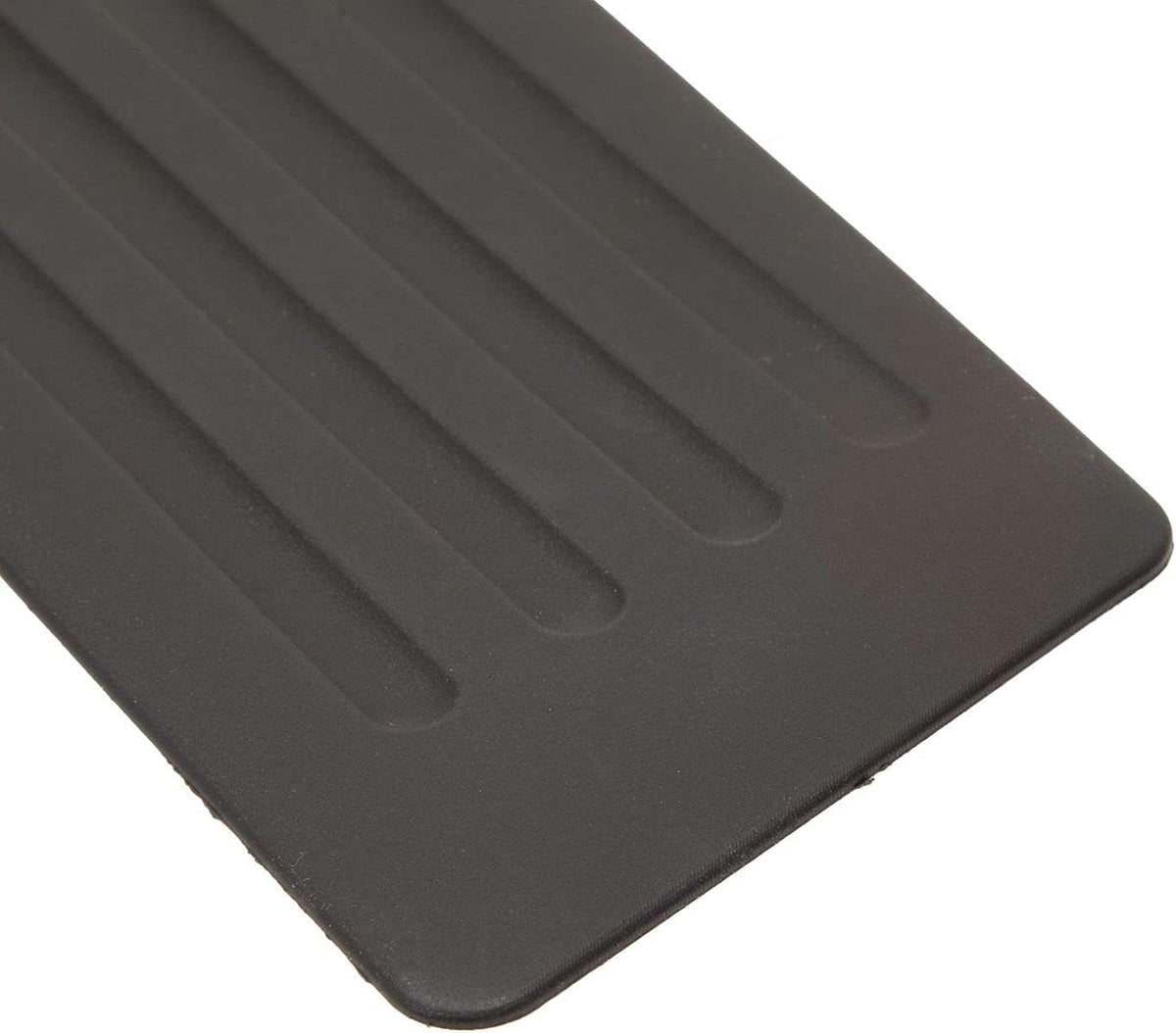 Black Rubber Rear Bumper Protector Trim Guard, 35 in, Pack of 2 J1555