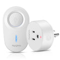Wireless Remote Control Electrical Outlet Switch White T7056