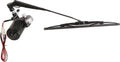 12V Universal Electric Windshield Wiper Motor Kit for UTV ATV Windshields, 110° Sweep, 17.7" Arm, 15.7" Blade Pack of 2 P839
