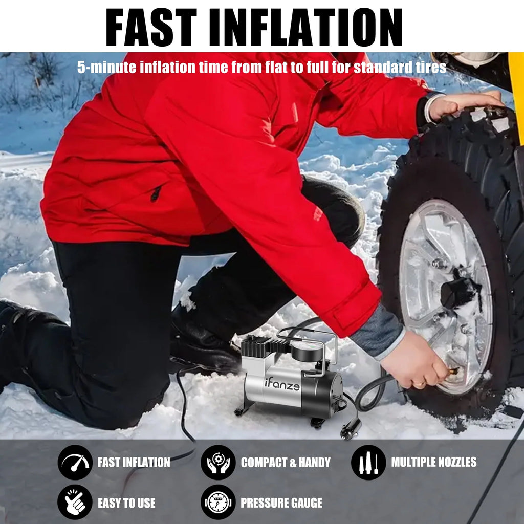 Portable Air Compressor Tire Inflator 12V T998805